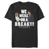 Men's Friends Ross and Rachel We Were On a Break  Adult T-Shirt