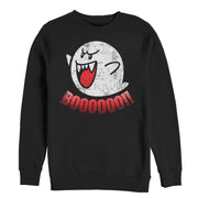 Men's Nintendo Retro Boo Ghost  Adult Sweatshirt