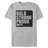 Men's BET Bold Strong Proud Logo  Adult T-Shirt