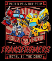 Men's Transformers Autobot Heavy Metal Poster  Adult T-Shirt