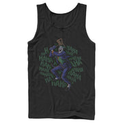 Men's Batman Joker Dancing and Laughing  Adult Tank Top