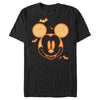 Men's Mickey & Friends Halloween Pumpkin Face  Adult T-Shirt