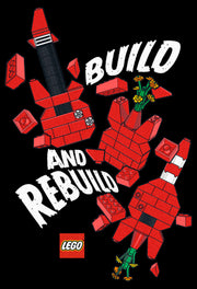 Men's LEGO Build and Rebuild  Adult T-Shirt