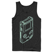 Men's Nintendo Diagram Game Boy  Adult Tank Top