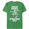 Men's Marvel St. Patrick's Day Spider-Man Lucky  Adult T-Shirt