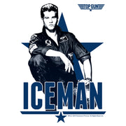 Men's Top Gun Iceman Sketch  Adult T-Shirt