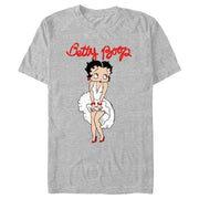 Men's Betty Boop Classic White Dress Betty  Adult T-Shirt