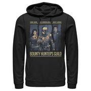 Men's Star Wars: The Mandalorian Bounty Hunter's Guild  Adult Pull Over Hoodie