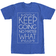 Women's CHIN UP Keep Going No Matter What  Adult Boyfriend Tee