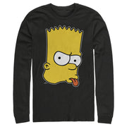 Men's The Simpsons Brat Bart  Adult Long Sleeve Shirt