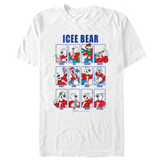 Men's ICEE Bear Emotions  Adult T-Shirt