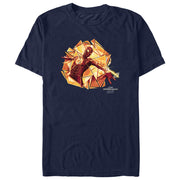 Men's Marvel Spider-Man: No Way Home Gold Web Shot  Adult T-Shirt