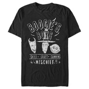 Men's The Nightmare Before Christmas Halloween Lock Shock and Barrel Boogie's Boys  Adult T-Shirt