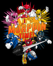 Men's Power Rangers It's Morphin Time Blast  Adult T-Shirt