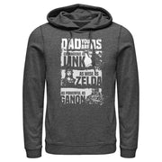 Men's Nintendo Father's Day Legend of Zelda Classic Qualities  Adult Pull Over Hoodie