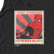 Men's Marvel Spider-Man: No Way Home Friendly Neighborhood Poster  Adult Tank Top