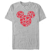 Men's Mickey & Friends Heart Silhouette  Adult T-Shirt