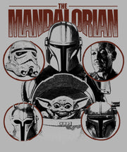 Men's Star Wars: The Mandalorian Odds-on Favorite  Adult Pull Over Hoodie