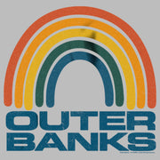 Men's Outer Banks Rainbow Logo  Adult T-Shirt