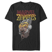 Men's Marvel Zombies Wasp Face  Adult T-Shirt