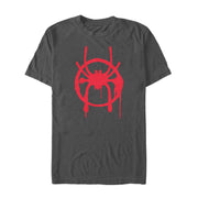 Men's Marvel Spider-Man: Into the Spider-Verse Symbol  Adult T-Shirt