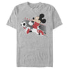 Men's Mickey & Friends Mickey Mouse Denmark Soccer Team  Adult T-Shirt