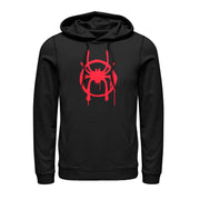 Men's Marvel Spider-Man: Into the Spider-Verse Symbol  Adult Pull Over Hoodie