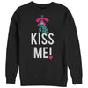 Women's CHIN UP Christmas Kiss Me Mistletoe  Adult Sweatshirt