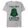 Men's Star Wars St. Patrick's Day Darth Vader I Find your Lack of Green Disturbing  Adult T-Shirt