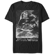 Men's Star Wars Static Darth Vader  Adult T-Shirt