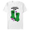 Men's Minecraft Adventure Club Creeper Hearts  Adult T-Shirt