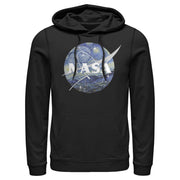 Men's NASA Starry Night Logo  Adult Pull Over Hoodie