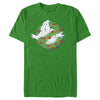 Men's Ghostbusters Christmas Wreath Logo  Adult T-Shirt