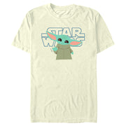 Men's Star Wars: The Mandalorian Grogu Classic Logo  Adult T-Shirt