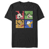 Men's Mickey & Friends Mickey Mouse Character Grid  Adult T-Shirt