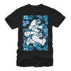 Men's Nintendo Mario Floral Print Run  Adult T-Shirt