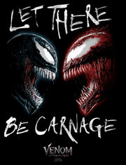 Men's Marvel Venom: Let There be Carnage Black Vs. Red  Adult T-Shirt