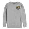 Men's Jurassic Park Park Staff Patch  Adult Sweatshirt