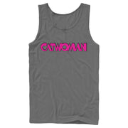 Men's Batman Catwoman Logo  Adult Tank Top