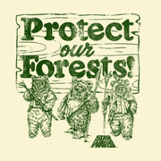 Men's Star Wars Ewok Protect Our Forests  Adult T-Shirt