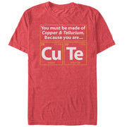 Men's Lost Gods Valentine's Day Periodic Table  Adult T-Shirt