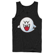 Men's Nintendo Mario Boo Ghost Smile  Adult Tank Top