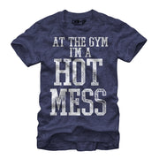 Women's CHIN UP Hot Mess  Adult Boyfriend Tee