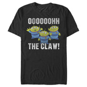 Men's Toy Story The Claw Squeeze Alien  Adult T-Shirt