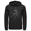 Men's NASA Sleek Star Rocket  Adult Pull Over Hoodie