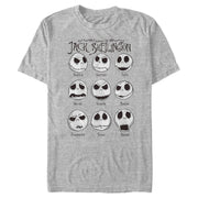 Men's The Nightmare Before Christmas Emotional Jack  Adult T-Shirt