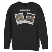 Men's Star Wars: The Mandalorian The Child Polaroids  Adult Sweatshirt