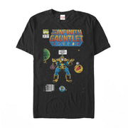 Men's Marvel Thanos Infinity Gauntlet Comic Book  Adult T-Shirt