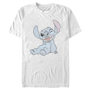 Men's Lilo & Stitch Halftone Smile  Adult T-Shirt