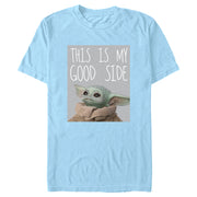 Men's Star Wars: The Mandalorian Grogu This is my Good Side  Adult T-Shirt